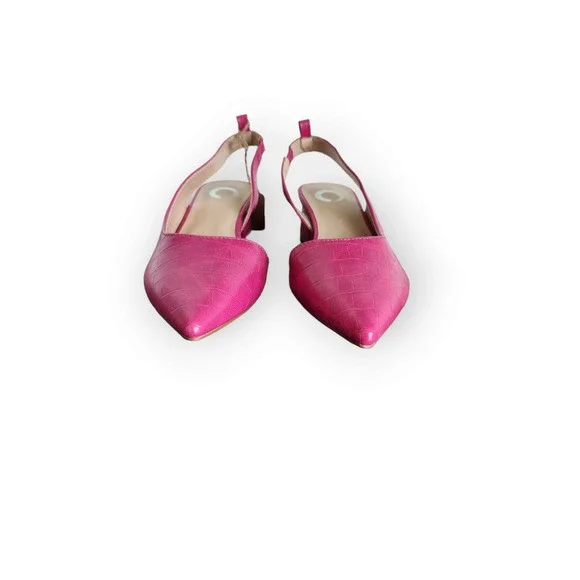 Elegant Pink Slingback Heels - Picture 4 of 8